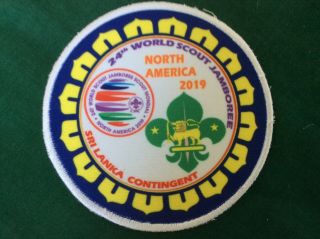2019 World Scout Jamboree Sri Lanka Contingent Patch