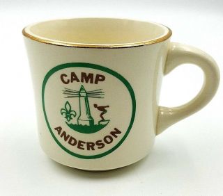 Vintage Bsa Boy Scouts Mug Camp Anderson