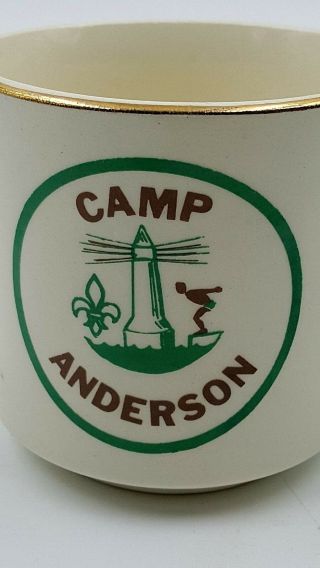 Vintage BSA Boy Scouts Mug Camp Anderson 2