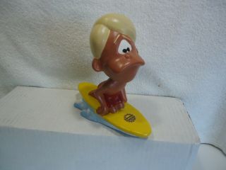 Huntington Beach Bobbing Head Surf Board Dude Souvenir Promo Kahunas Klassics