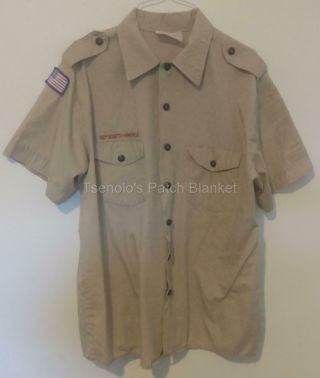 Boy Scout Now Scouts Bsa Uniform Shirt Size Adult Large Ss 053