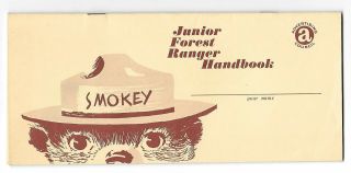1968 Smokey Bear Junior Forest Ranger Handbook