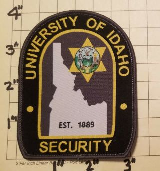 University Of Idaho Security Department Patch