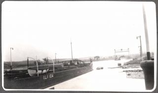 Vintage Photograph 1930 - 34 Welland Canal Locks Ontario Canada York Old Photo