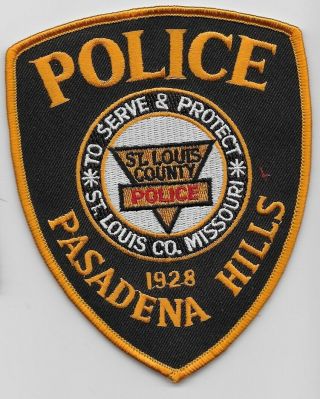 Pasadena Hills Police State Of Missouri Mo
