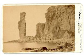 Cdv Of The Old Man Of Hoy Orkney By G W Wilson & Co Of Aberdeen