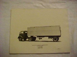 Truck Engineering Corp 8.  5 X 11 Product Photo Semi Ca 1930 
