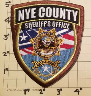 Nye County (pahrump,  Nv) Sheriff 