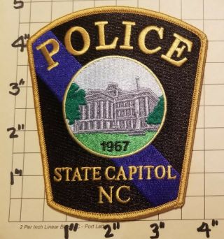 North Carolina State Capitol Police Department Patch - Style 2