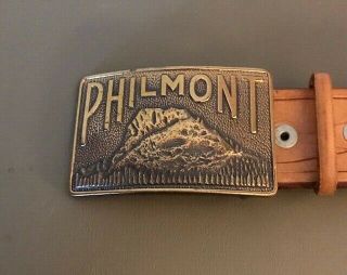 Bsa Boy Scout Philmont Belt And Buckle