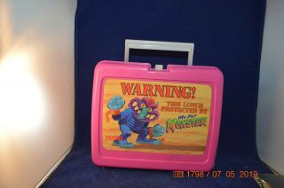 Nos Thermos My Pet Monster Plastic Lunchbox And Thermos