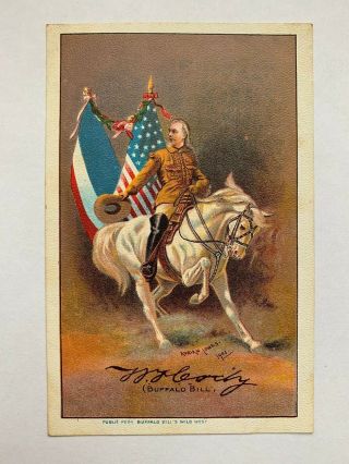 1910 Old Postcard Buffalo Bill 