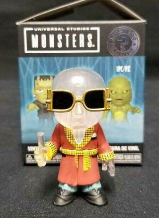 2019 Funko Universal Studios Monsters Mystery Mini Clear Invisible Man 1/72 Rare