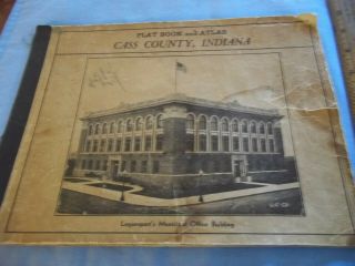 Logansport,  Cass County,  Indiana,  Vintage Plat Book And Atlas,  30 