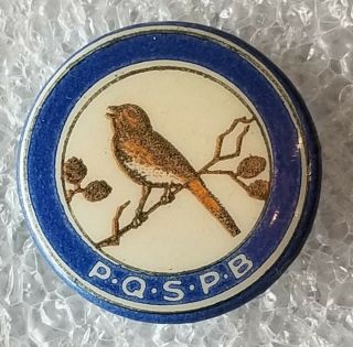 Province Of Quebec Society For The Protection Of Birds - Canadian Pinback Button