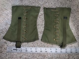 Official Boy Scout Green Leggings / Spats - Size Xl