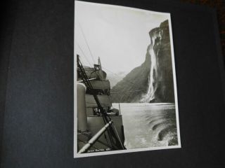 PHOTO ALBUM OF A TRIP TO NORWAY C 1920 38 LOVELY PHOTOS BRIKSDAL GLACIER ETC 5