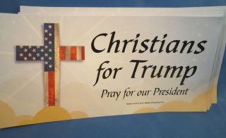 Of 8 Christians For Trump Magnet 2020 Patriotic Cross Usa Sticker