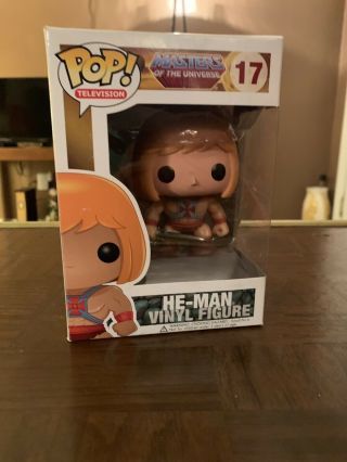 Rare Vaulted 17 Master Of The Universe He Man Funko Pop