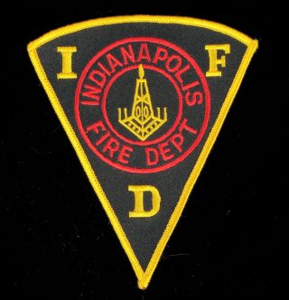 Fire Department Patch City Of Indianapolis Indiana Ifd Triangle Ems Rescue