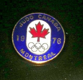 1976 Canada Noc Olympic Badge.  Judo Pin.  Montreal