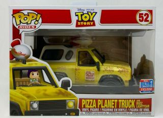Funko Pop Rides Disney Toy Story Pizza Planet Truck With Buzz Lightyear 52 Nycc