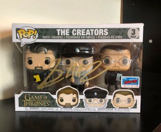 Funko Pop Game Of Thornes The Creators Signed By George R R Martin