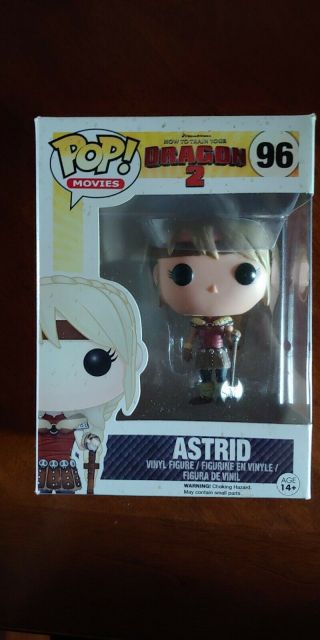 Funko Pop Astrid (how To Train Your Dragon 2) Retried Vaulted - Box
