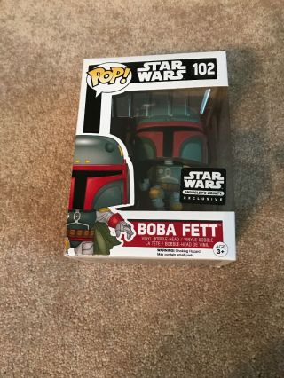 Star Wars Funko Pop Boba Fett 102 Smuggler’s Bounty Exclusive