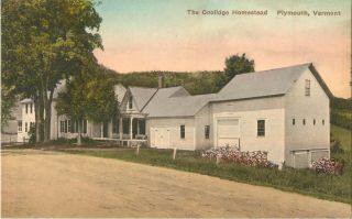 1935 The Calvin Coolidge Homestead,  Plymouth,  Vermont Postcard