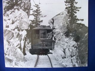 8 X 10 Glossy Photo Granite Gate Mt.  Lowe Pacific Electric Railway Pasadena