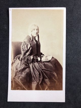 Victorian Carte De Visite Cdv Faulkner: London: Lady? (possible Man) Large Dress