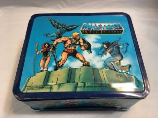 1983 Vintage Masters Of The Universe He - Man Metal Lunch Box