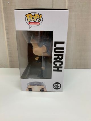 Funko Pop 1960 ' s The Addams Family Lurch With Thing 815 Vinyl Figure In Hand. 2