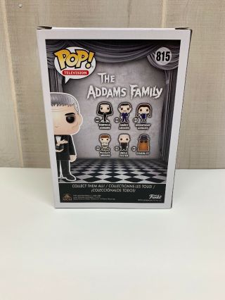 Funko Pop 1960 ' s The Addams Family Lurch With Thing 815 Vinyl Figure In Hand. 3