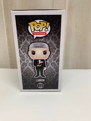 Funko Pop 1960 ' s The Addams Family Lurch With Thing 815 Vinyl Figure In Hand. 4