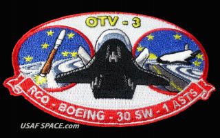 Otv - 3 - 30sw - 1 Asts X - 37b Orbital Test Vehicle - Atlas - V Boeing Usaf Dod Patch