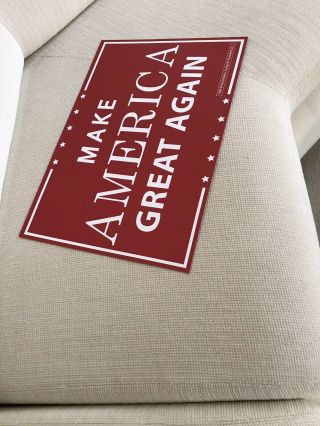 Trump Make America Great Again 2016 Sign Poster As Seen On Tv