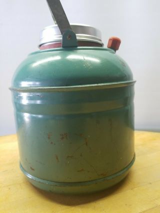 VINTAGE CAMPING PICNIC WORK SPORTS WESTERNFIELD METAL THERMOS COOLER JUG 6