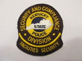 Kentucky State Police Facilities Security Capitol Patch Old Cheese Cloth No Trim