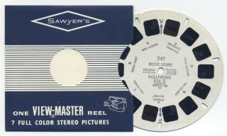 Famous Movie Stars Of Hollywood California 1954 Belgian - Made Viewmaster Reel 741