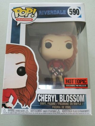 Funko Pop Riverdale Cheryl Blossom Hot Topic Excl 590 Pre - Release W/protector