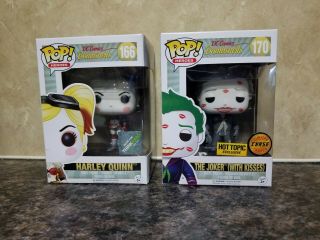 Funko Pop - Dc Bombshells 166 Harley Quinn (think Geek) & 170 The Joker (chase)