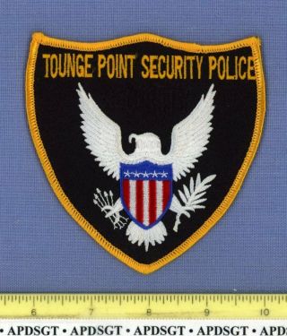 Tongue Point Nas Security Oregon Federal Military Police Patch Us Navy Airport