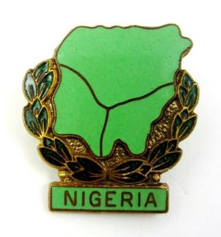 Rare Nigeria Olympic Committee Noc Official Pin Badge Munich Olympics 1972