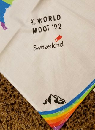 9th World Scout Moot - 1992 - Switzerland (neckerchief and pin) WOW 2