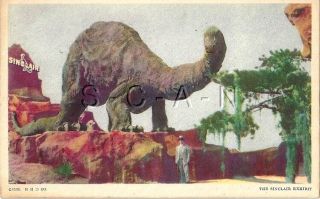 Org Vintage Pc - Sinclair Gas & Oil Company Exhibit - Dinosaur Advertising - 1933