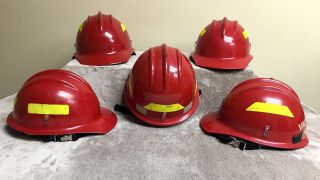 Bullard Wildland Firefighter Helmet Wildfire Series 911c Red Helmet Only