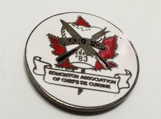 Edmonton Association Of Chef De Cuisine Bar B Q 83 Lapel Hat Pin 259