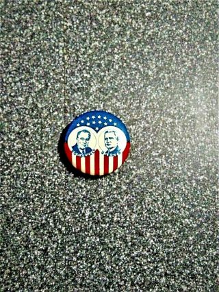 1932 Fdr Roosevelt Garner Jugate President Campaign Pinback Button